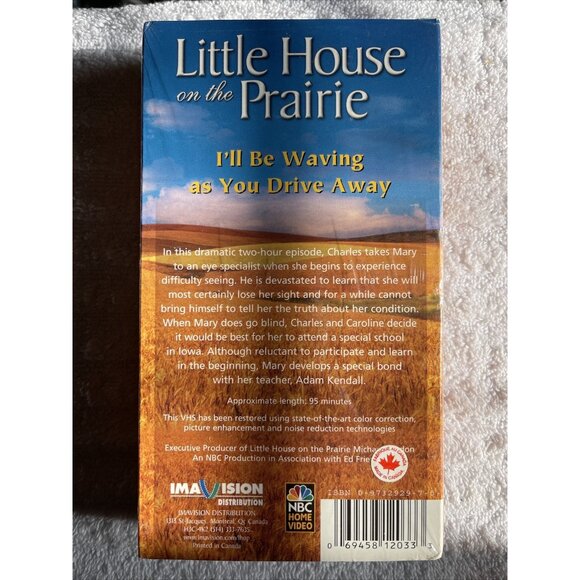 Little House On The Prairie: I'll Be Waving As You Drive Away - VHS - New - Picture 2 of 3